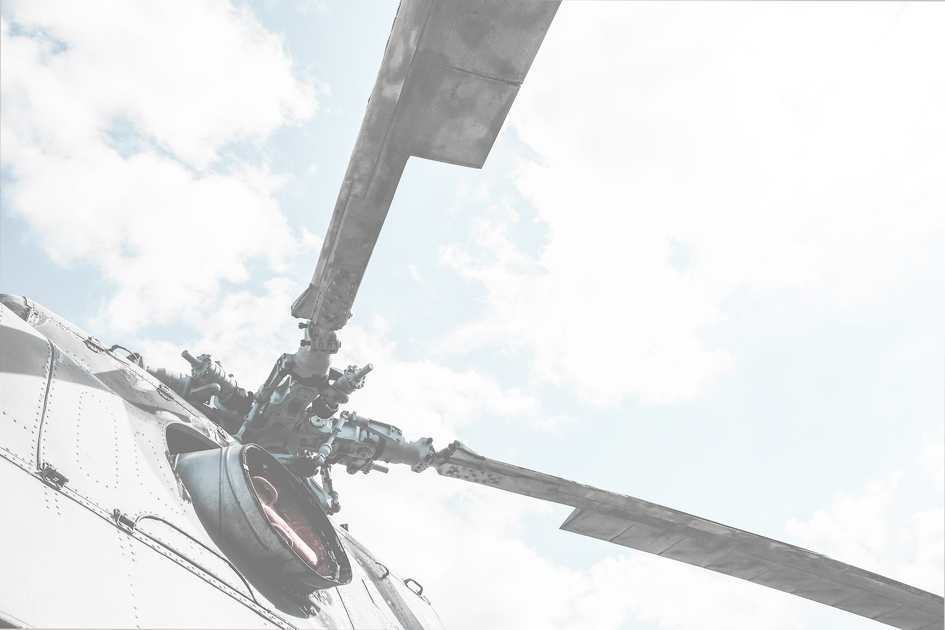 Helicopter rotor detail